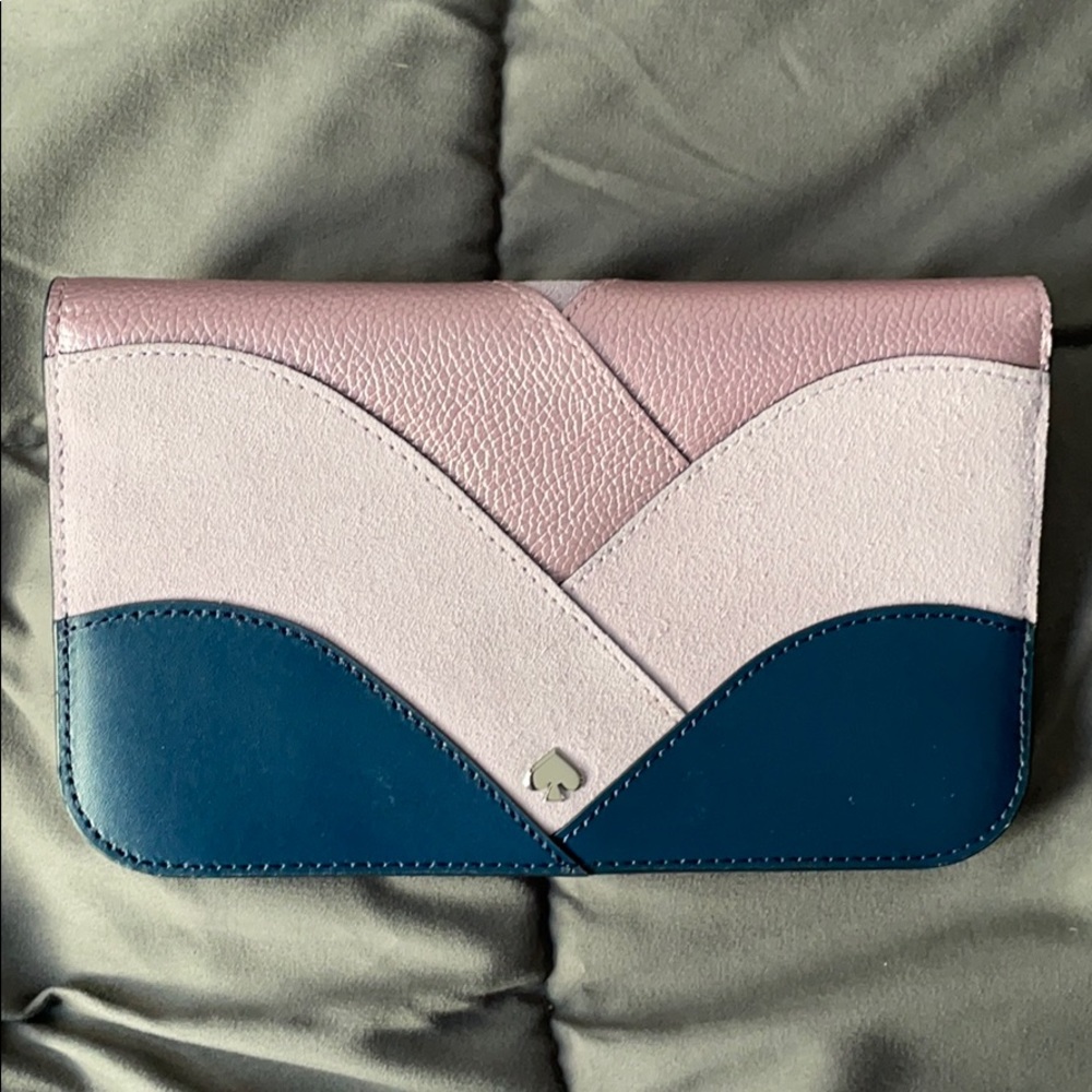 Kate Spade Nadine Patchwork Medium Clutch Wallet